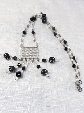 *** NECKLACE / Good Luck Dice *** 12 ' Length